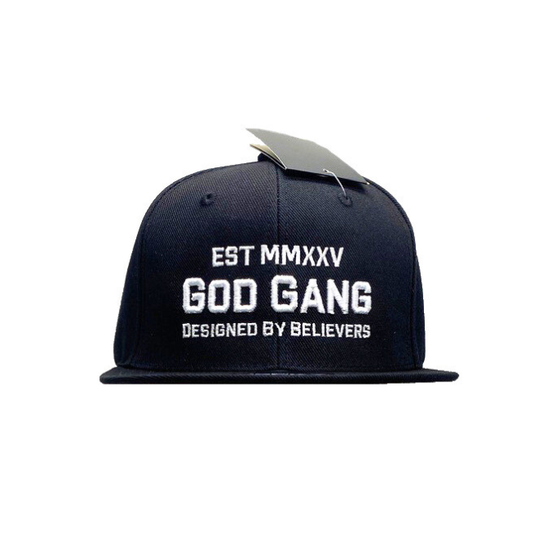 God Gang Daily Bible Verse Hat - Black